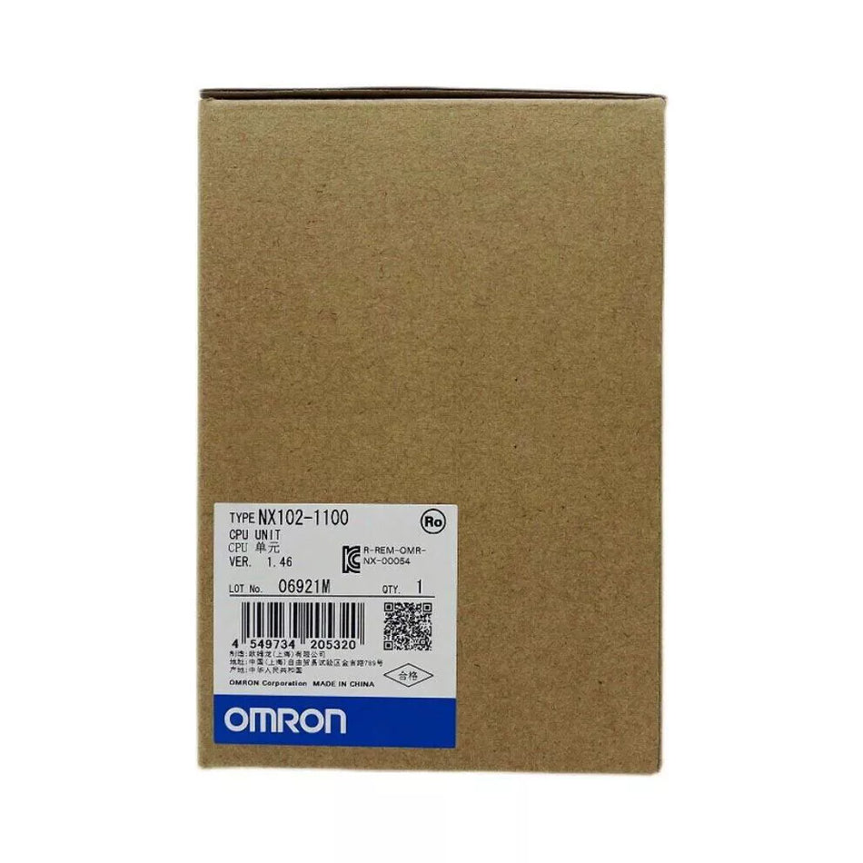 New Omron NX102-1100 PLC Control Unit | Expedited Shipping