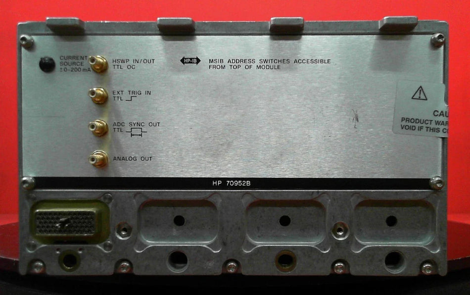 HP Agilent 70952B 3727A00985 Optical Spectrum Analyzer Module 600 to 1700nm