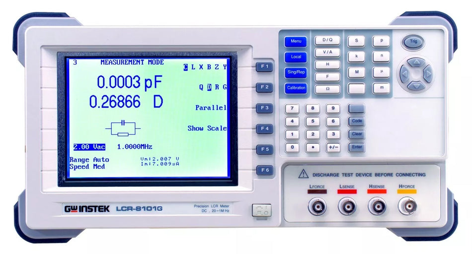 GW Instek LCR-8105G Precision LCR Meter 20Hz - 5MHz LRC Meter 0.1% Accuracy