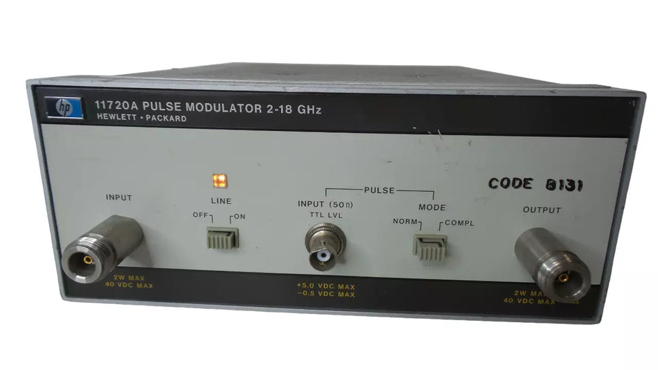 HP 11720A Pulse Modulator 2-18GHz for Enhanced Signal Modulation