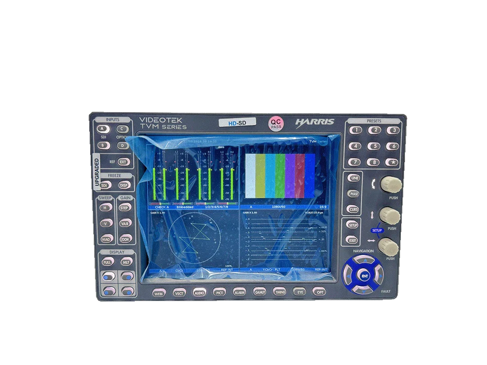 Harris TVM9140PKG HD with Active Options TVM-A3-OPT 5 Open Box
