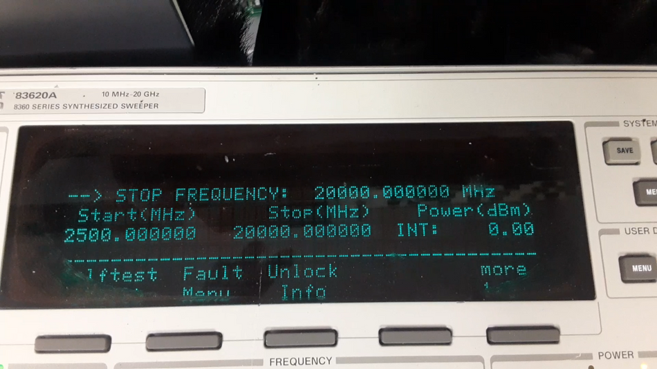 HP Synthesized RF Signal Generator 10MHz to 20GHz