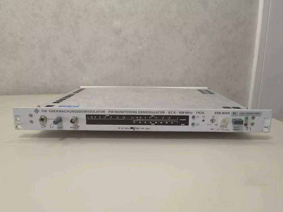 1PCS Used 338.9014.51 Monitoring Receiver #N997P YF