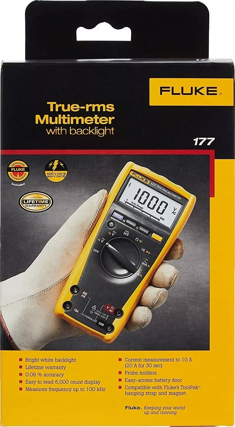 Fluke 177 True RMS Digital Multimeter New In Box - Calibrated