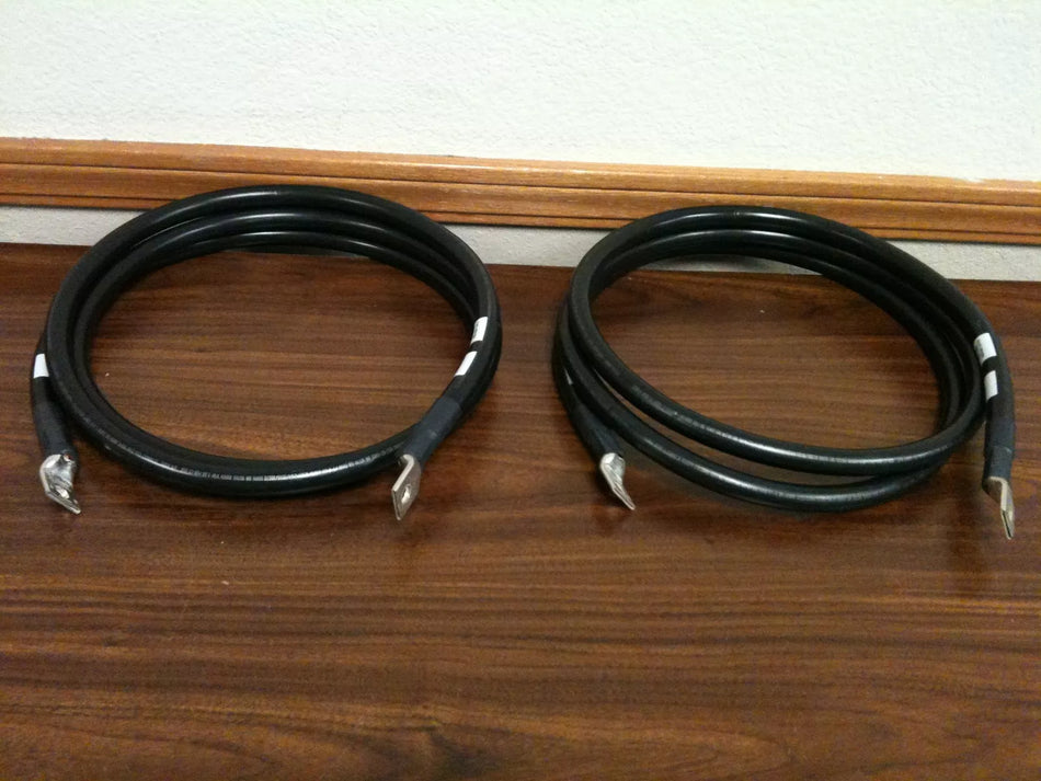 COBRA A1230 3/0 AWG Cable Jumpers with Panduit LCAX3/0-38F-X Lugs, 8.5 FT