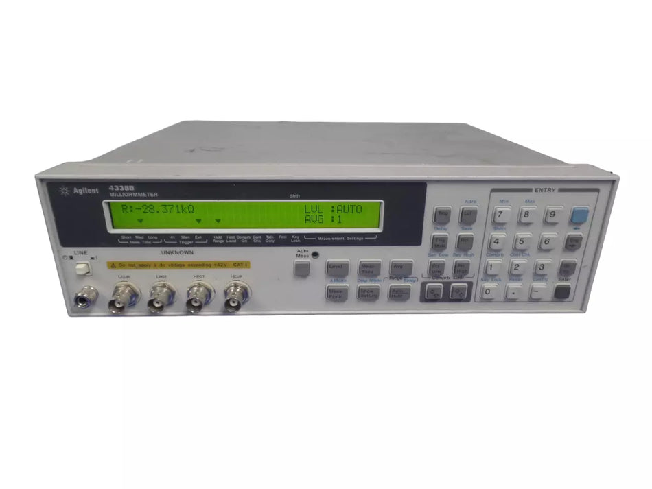 Agilent 4338B Milliohm Meter - High-precision Resistance Measurement