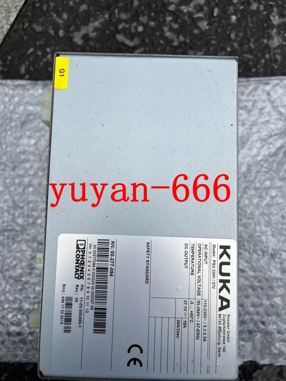 1PCS NEW KUKA PSU 230V / 27V 00-277-094 power module #N272P YF