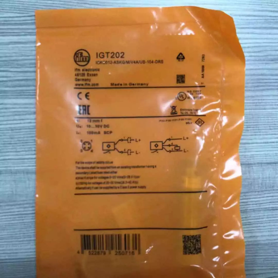 1PC IFM IGT202 Proximity Switch New IGT202 Expedited Shipping