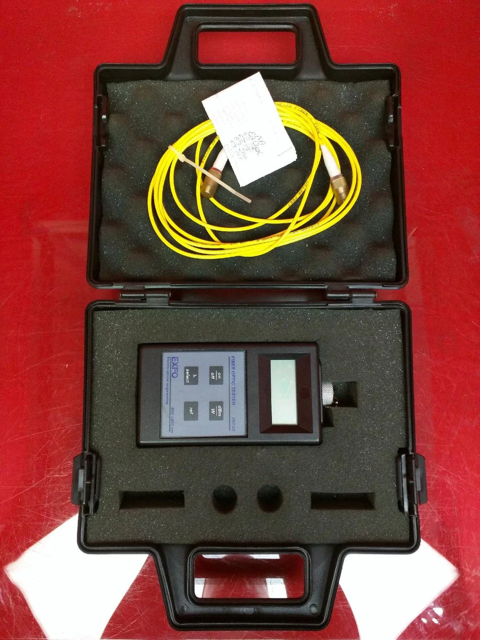 Exfo FOT-22 Fiber Optic Tester: Portable Tool for Testing Fiber Optic Cables