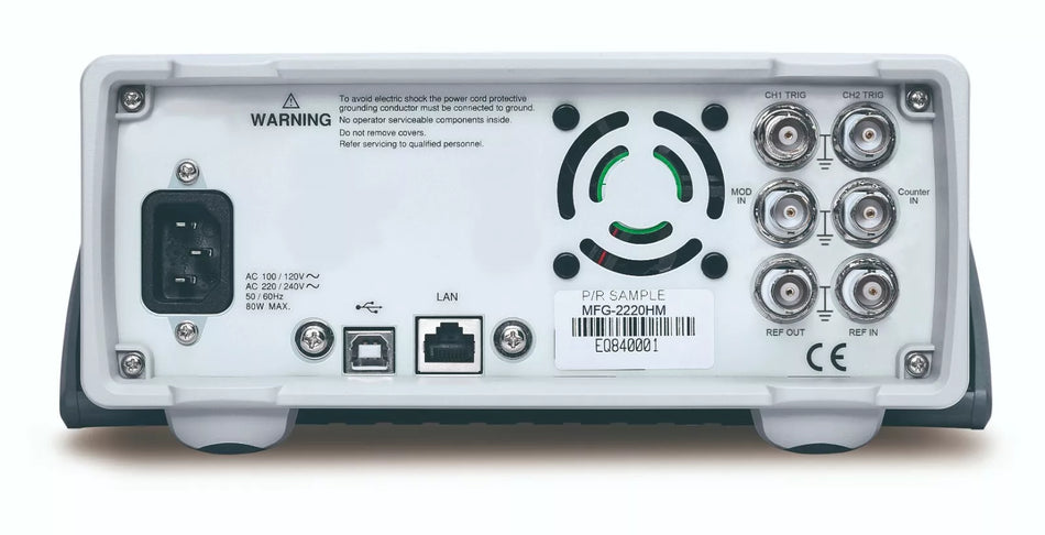 GW Instek MFG-2220HM 200MHz Arbitrary Function Generator Dual Channel AFG