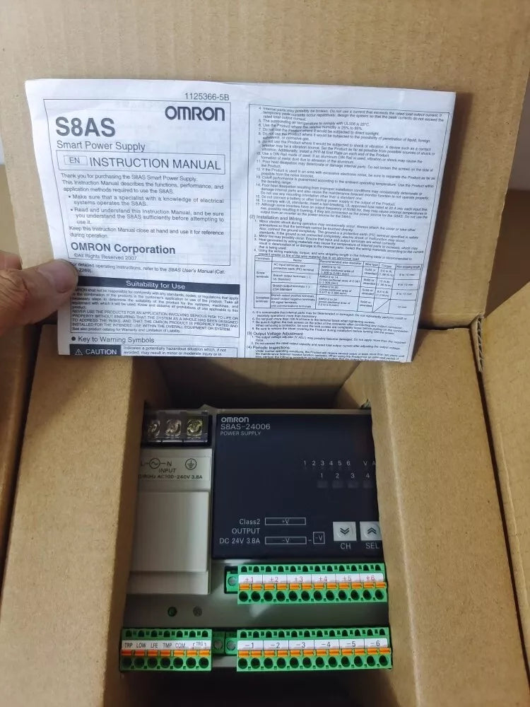Omron S8AS-24006N Power Supply for Industrial Applications