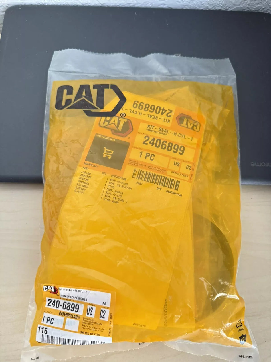 CAT 240-6899 Hydraulic Cylinder Seal Kit - Standard Size (Genuine OEM)