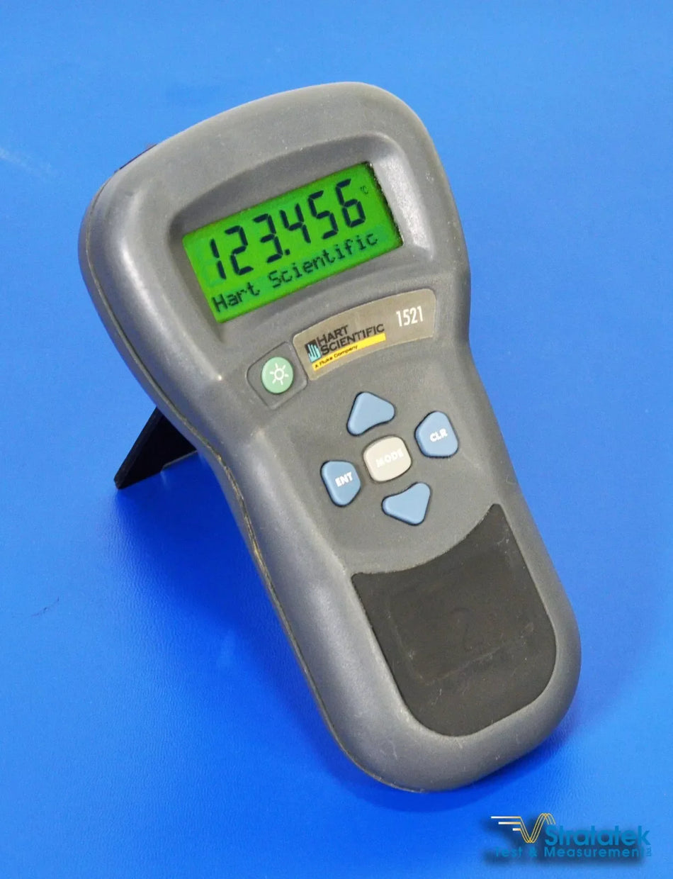 Fluke Hart Scientific 1521 Thermometer Temperature Readout without Probe