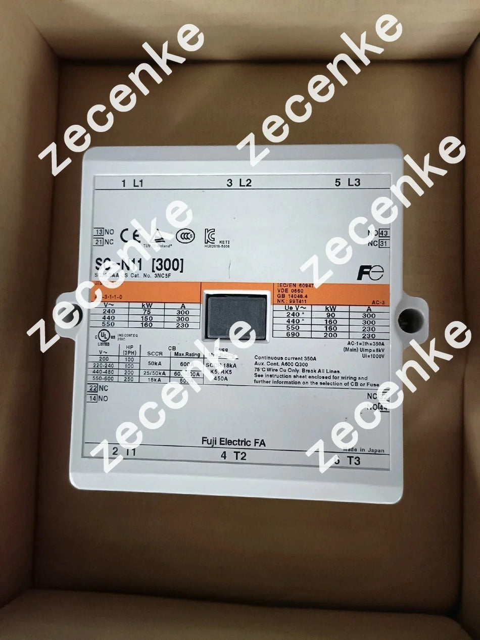 Fuji Electric SC-N11 300 Magnetic Contactor 100-120 Vdc Coil 3NC5F New