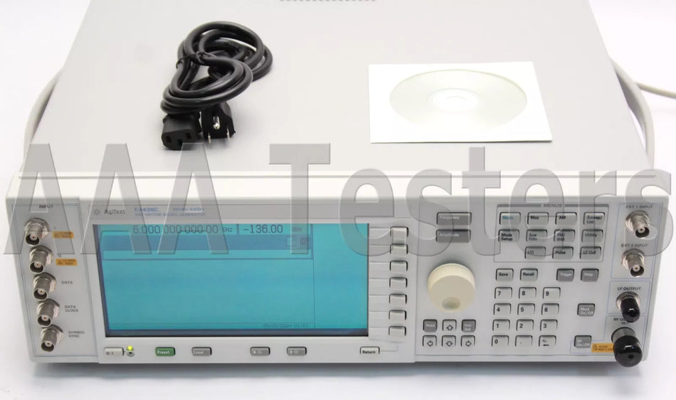 Agilent E4438C 6GHz ESG Vector Signal Generator w/ Opt. 506/UNB/UNJ