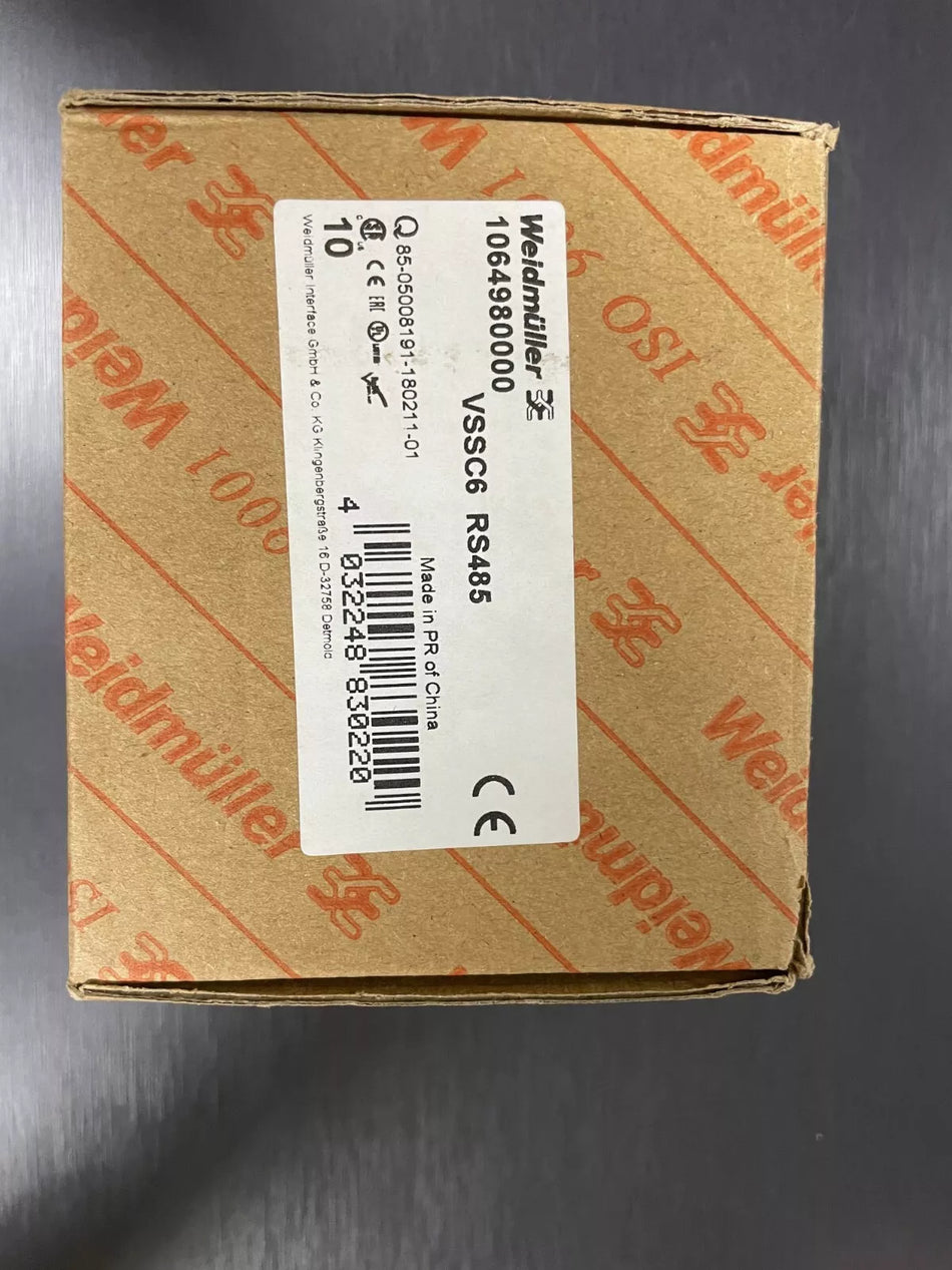 10pcs/BOX NEW Weidmuller relay VSSC6 RS485 1064980000 by DHLL/FedEx #W29A WX