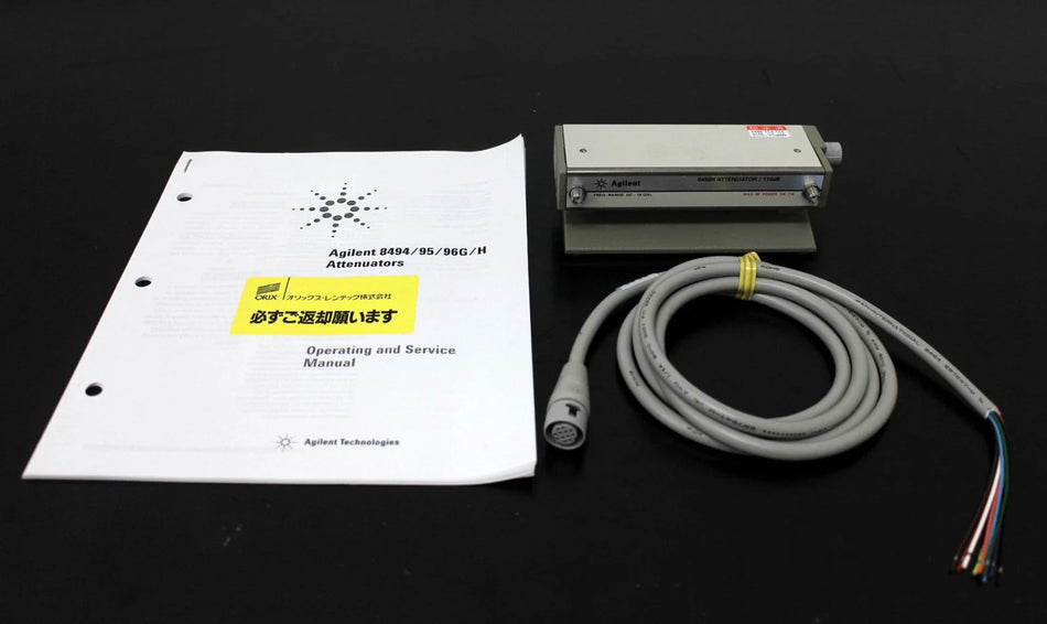 Agilent 8496H DC-18GHz 110dB 10dBstep Programable Attenuator