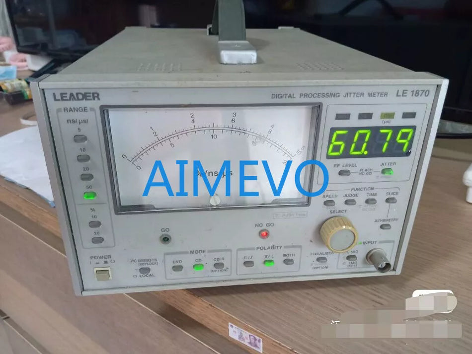 Leader LE 1870 LE1870 Digital Processing Jitter Meter