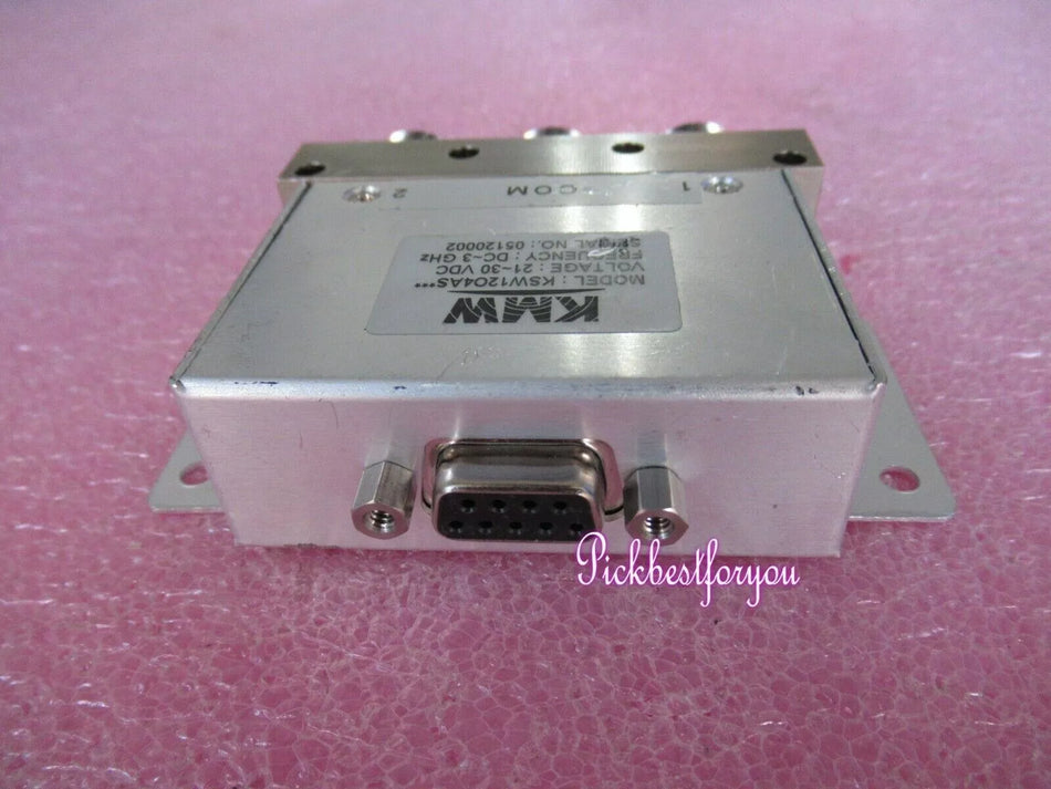 1PC KMW KSW12O4AS***DC-3GHz 21-30V N RF microwave SPDT coaxial switch