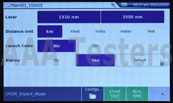 JDSU T-BERD 2000 4126 LA SM Fiber OTDR w/ Power Meter & VFL 4126LA TBERD 2000