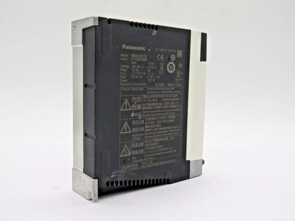 Panasonic MADLN05SE AC Servo Drive 100W 200-240V MINAS A6SE CNC Automation