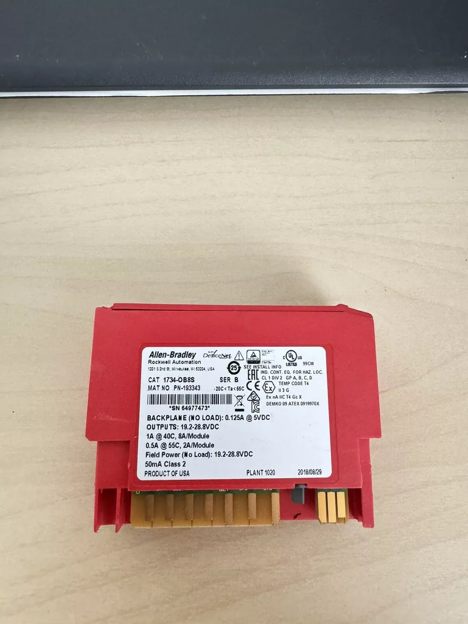Allen Bradley 1734-OB8S Series B Output Module
