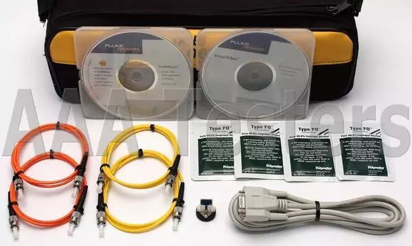 Fluke Networks SimpliFiber SM MM Fiber Optic Loss Test Set