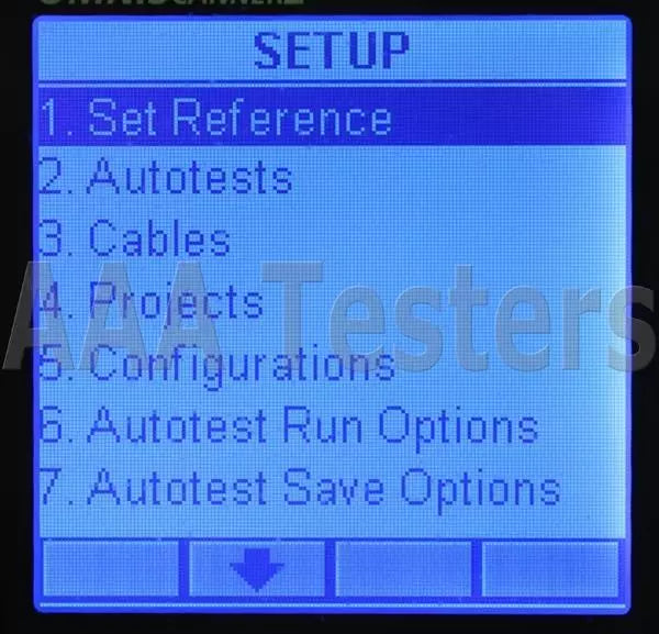 Fluke Networks OMNIScanner 2 Cat5e Cat6 Certifier Tester MM OMNI Fiber Analyzer