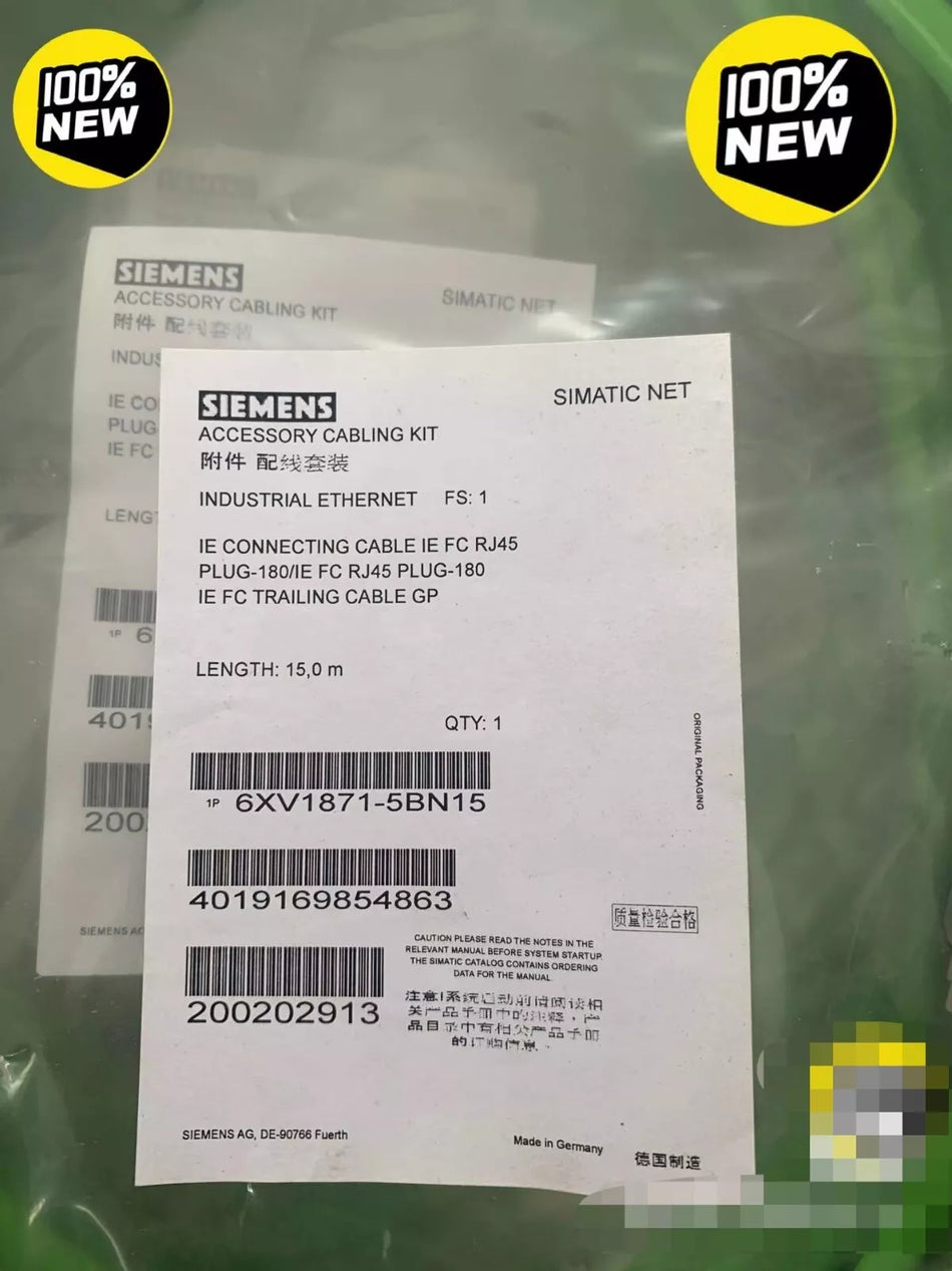 6XV1871-5BN15 15m Cable for Industrial Use