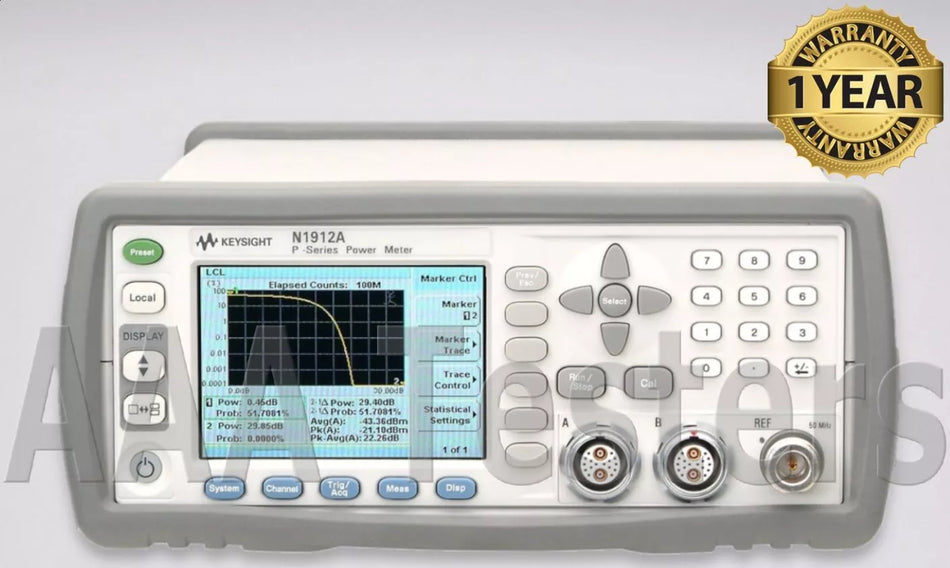 Keysight Agilent N1912A Dual Channel P-Series Power Meter