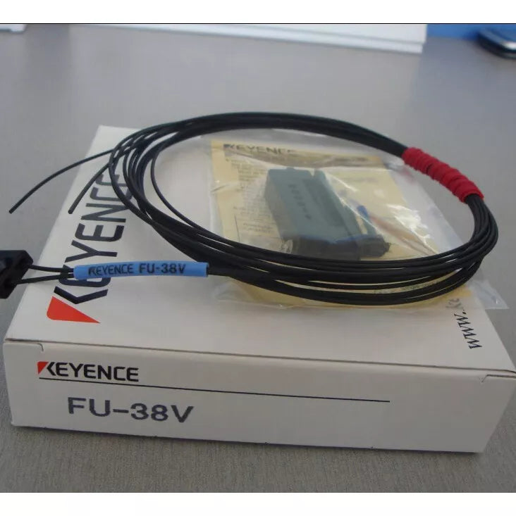 KEYENCE FU-38V Fiber Optic Sensor in Box