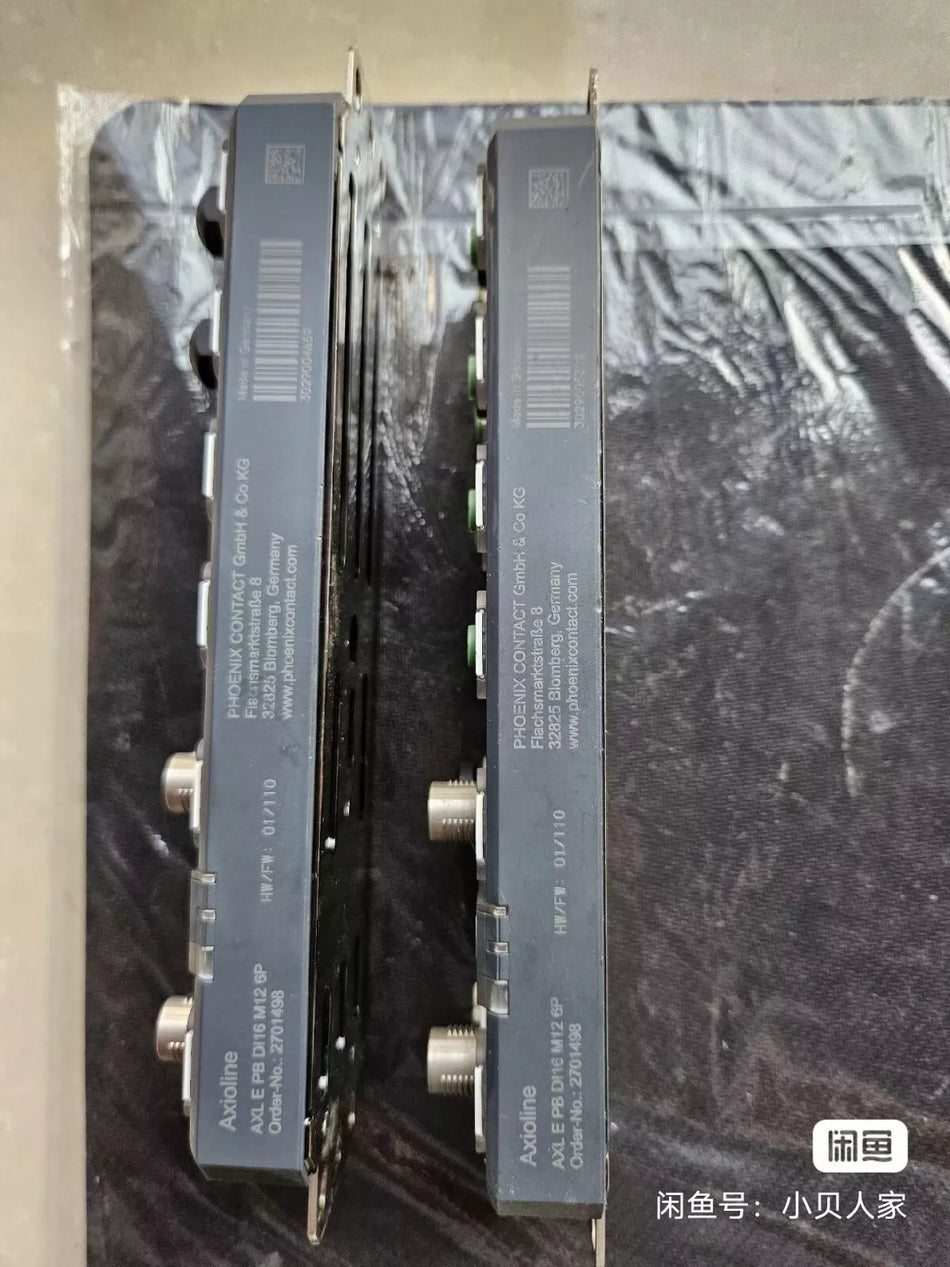 1PCS USED AXL E PB DI16 M12 6P 2701498 #N6018 YF