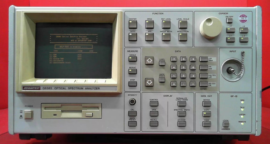 Advantest Q8383 Optical Spectrum Analyzer, 500 to 1750nm 42260041