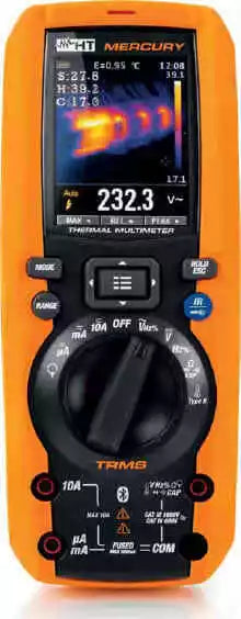 HT Instruments MERCURY TRMS DMM Multimeter IR Camera 1kV 10A Resistance Infrared