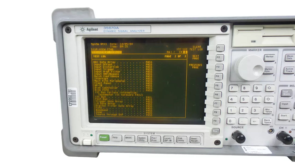 Agilent 35670A Dynamic Signal Analyzer