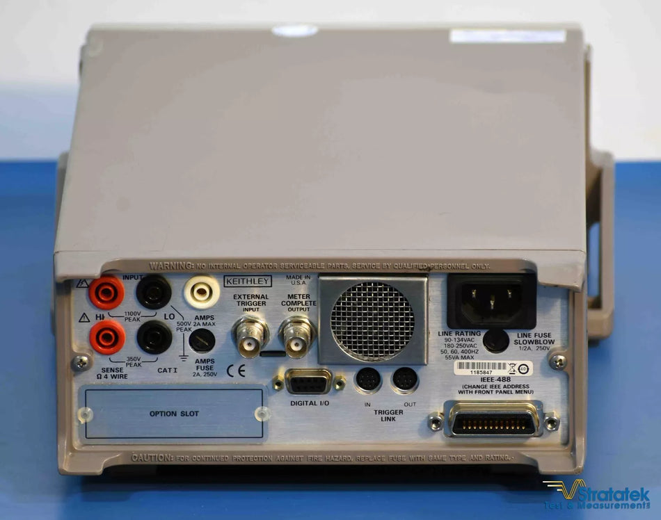 Keithley 2001 Multimeter 7.5 Digit NIST Calibrated 7 1/2 DMM