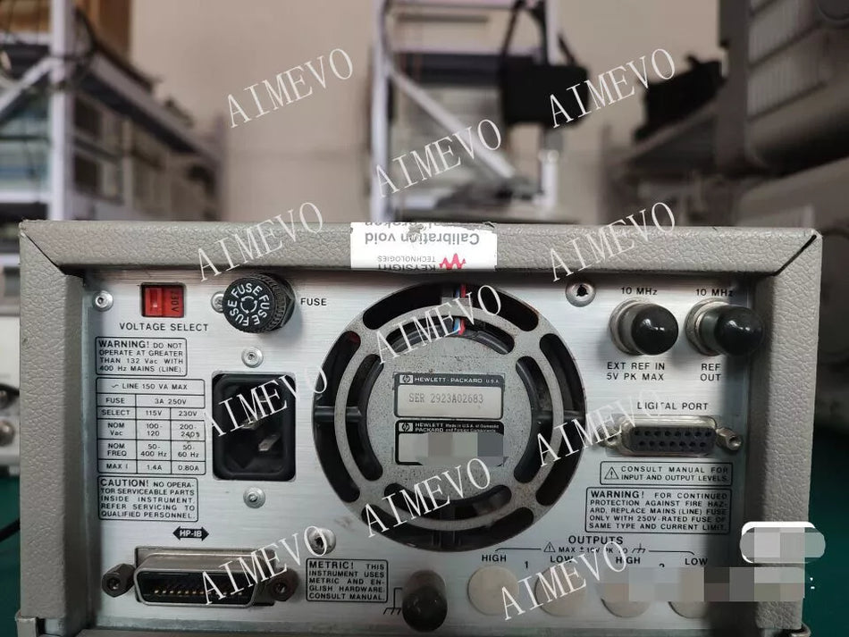 HEWLETT PACKARD HP 8904A MULTIFUNCTION SYNTHESIZER DC-600 KHZ 4 channels