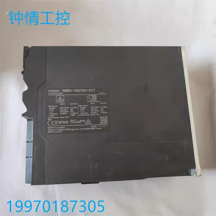 1PC USED Omron driver R88D-1SN15H-ECT (DHL or Fedex)#L5310Y LZ