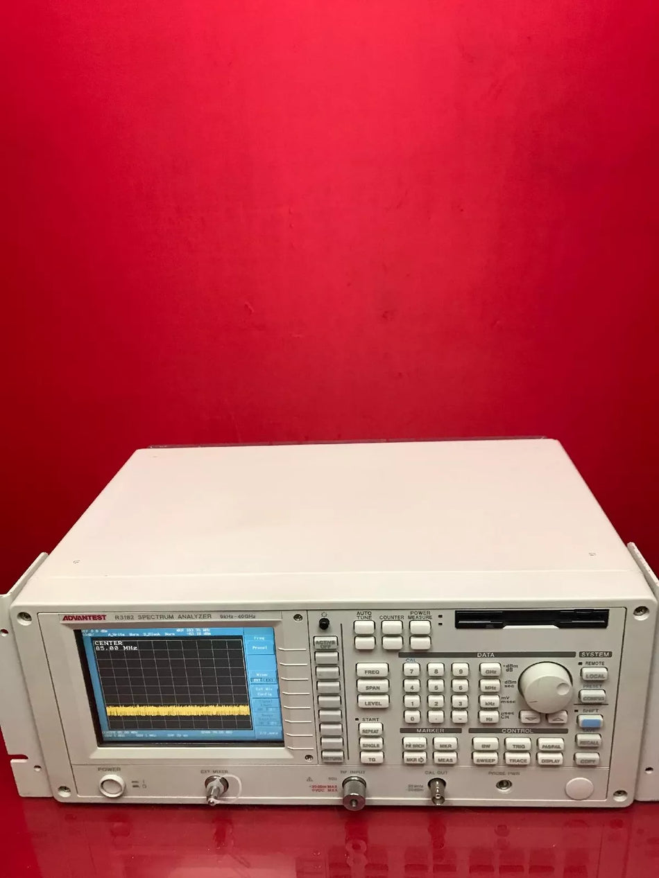 ADVANTEST R3182 Spectrum Analyzer, 9 kHz to 40 GHz S/N 151100068