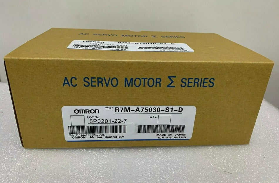 OMRON R7M-A75030-S1-D Servo Motor
