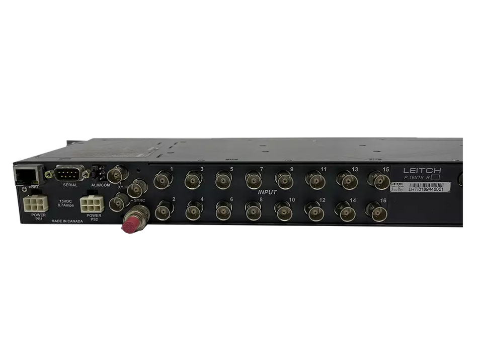 Leitch PANACEA P16x1SRO 1RU Video Router 16x1 SDI with Embedded Audio