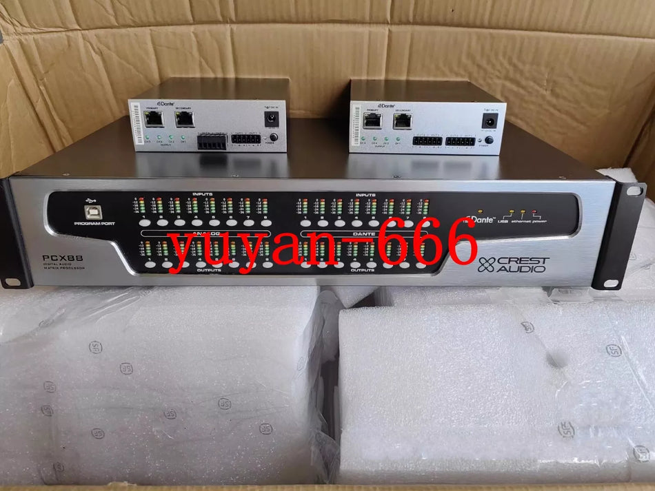 1PCS USED Test OK CREST AUDIO PCX88 audio processor #N370P YF