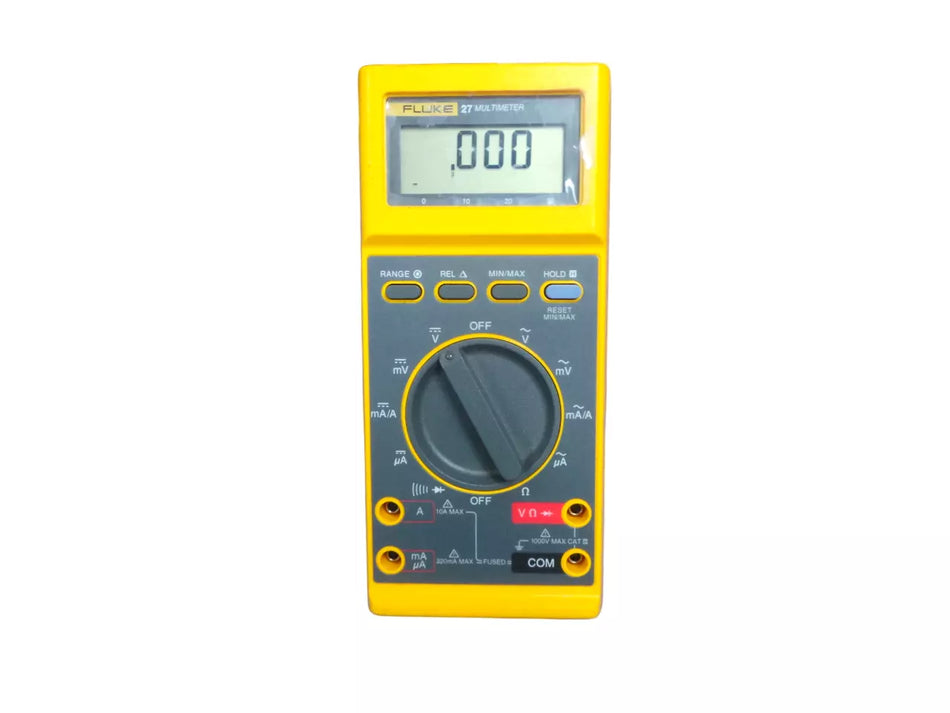 Fluke 27 Multimeter and HV PROBE 80K-6 with Caisse