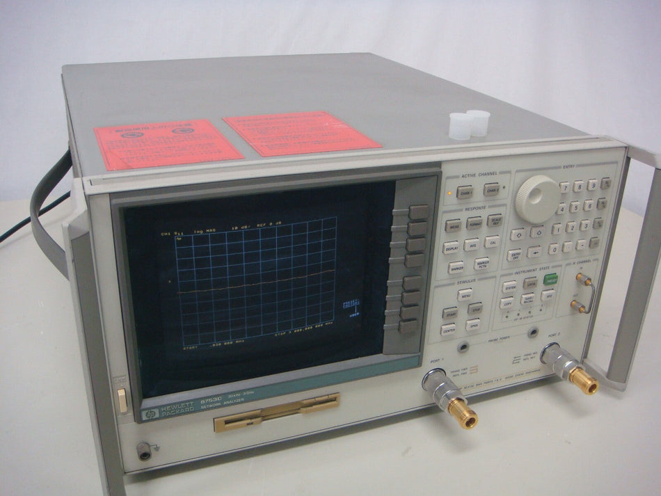 HP 8753D 3GHz S-parameter Test Set