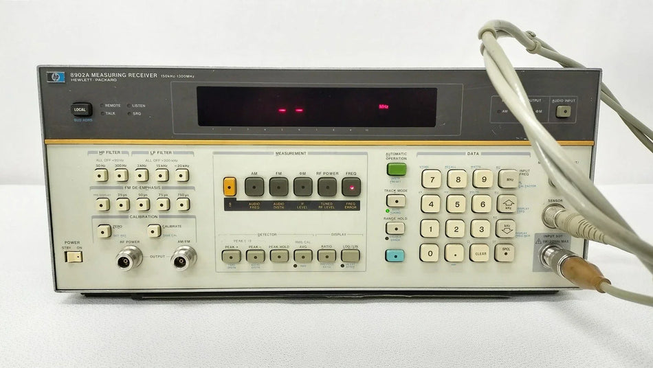 HP  8902A+11722A Measuring Receiver + Sensor