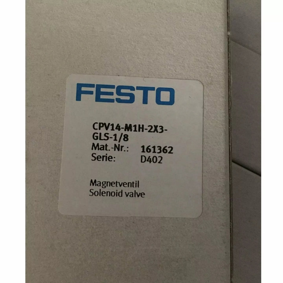 1PC Festo CPV14-M1H-2X3-GLS-1/8 161362 Solenoid Valve