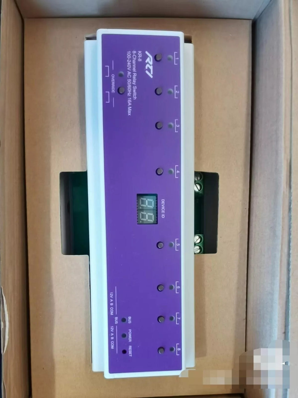 1pc NEW RIT KR-8 8-Channel Relay Switch #V9Z65 CH