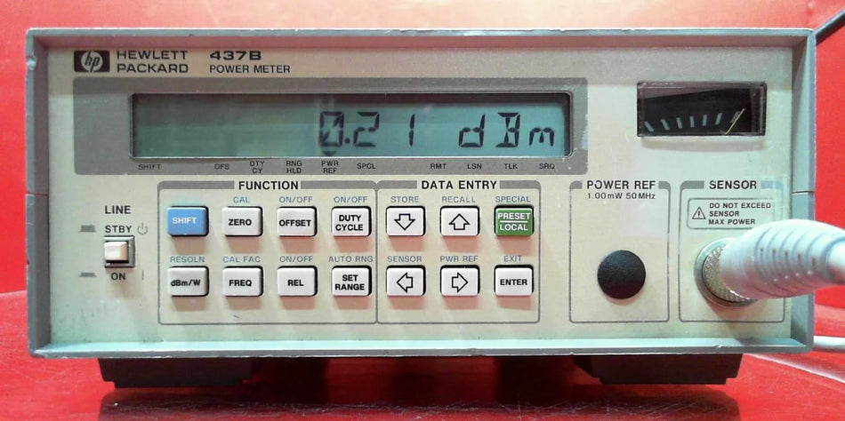 HP - Agilent - Keysight 437B-003 Power Meter SN:3125U12617