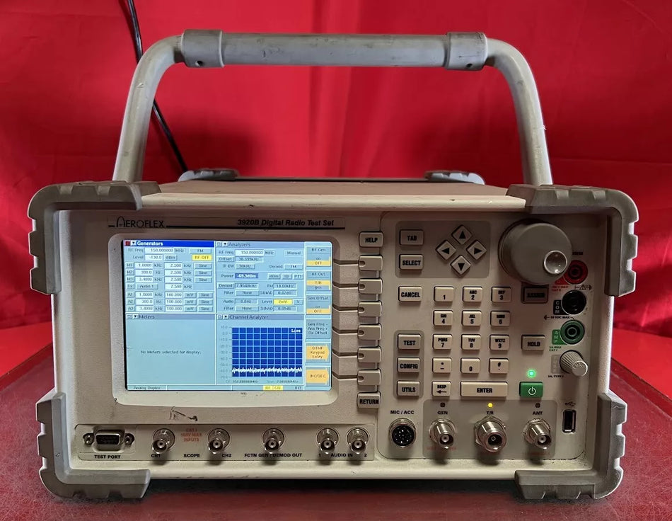 Aeroflex 3920B Analog and Digital Radio Test Platform Loaded Options