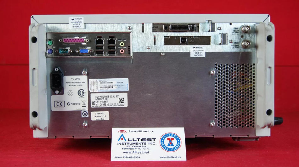 Agilent Keysight N4903B MY49100475 Serial J-BERT, 150 Mb/s - 12.5 Gb/s, Optional Features